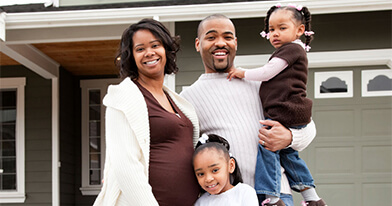 Stock Picture of a family